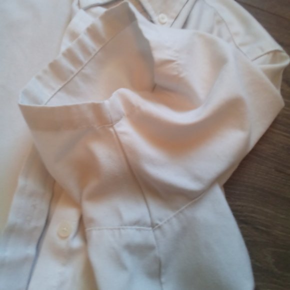 GREAT UC BUTTON UP WHITE dress  SHIRT - Picture 6 of 9
